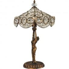 Интерьерная настольная лампа 240 2404/1 spanish bronze